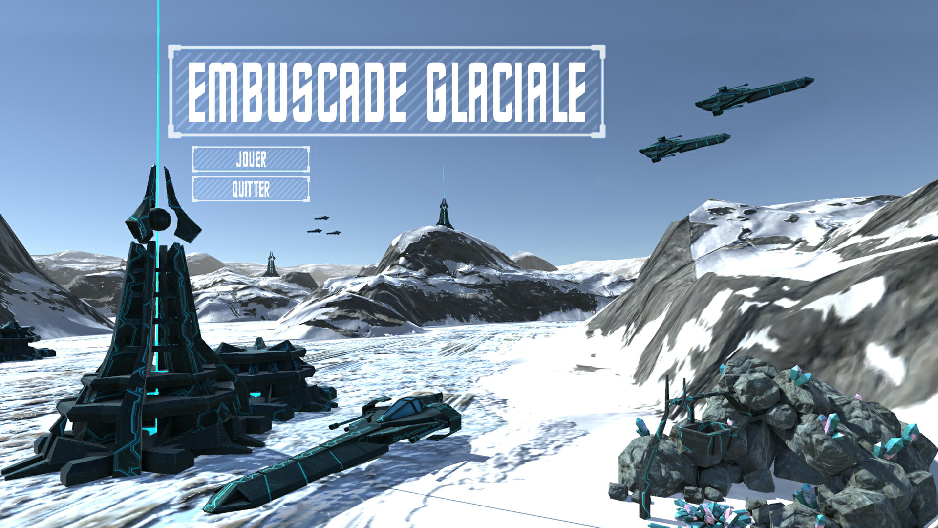Embuscade glaciale - Vue du jeu